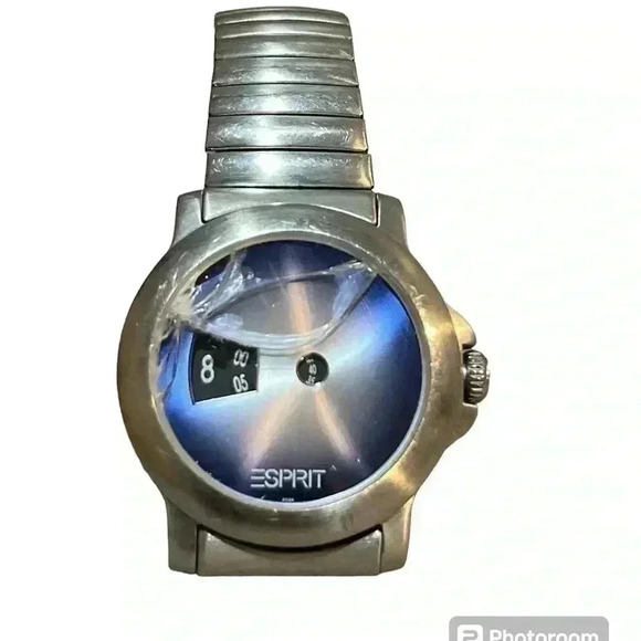 Esprit Vintage digital jump hour mens quartz watch, Glass Need To Be Replace - Picture 1 of 3